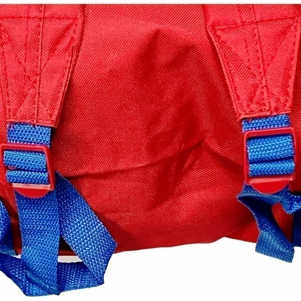 B-wap Boys Girls 16” Superhero Red Classic Backpack Pockets Adjust. Straps NEW